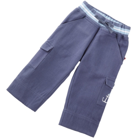 Παντελόνια Μπλε Βρεφικό Παντελόνι Με Αγκυρα Piccalilly Piccalilly