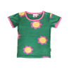 Κοντομάνικα Πράσινη Κοντομάνικη Μπλούζα Με Λουλούδια Moromini moromini