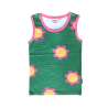 Κοντομάνικα Πράσινη Αμάνικη Μπλούζα Με Λουλούδια Moromini moromini