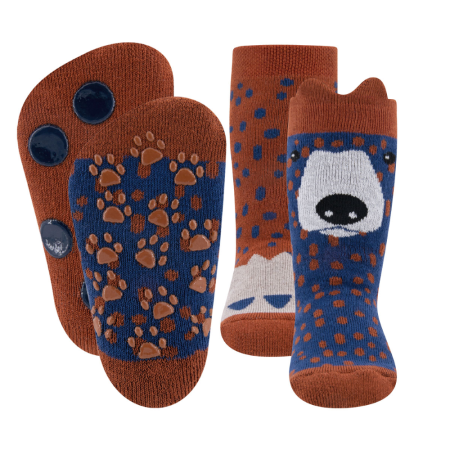 Καλσόν και Kάλτσες Αντιολισθητικά Καλτσάκια Με Αρκούδες (2 ζευγάρια) Ewers Ewers