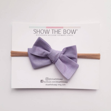 Λιλά Κορδέλα Show The Bow