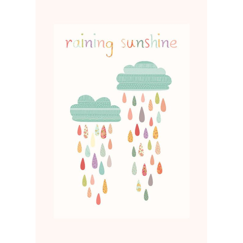 Αφίσα 'Raining Sunshine' Love Mae