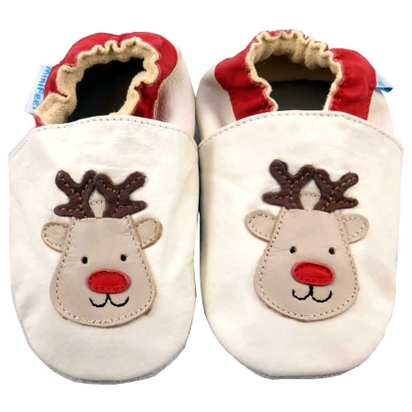 Παπουτσάκια Δερμάτινα Παπουτσάκια Rudolf The Reindeer Minifeet Minifeet Shoes