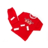 Πιτζάμες και Εσώρουχα Χριστουγεννιάτικη Κόκκινη Πιτζάμα Με Τάρανδους JimJamz